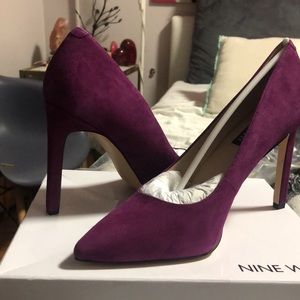 Stilettos Nine West purple new